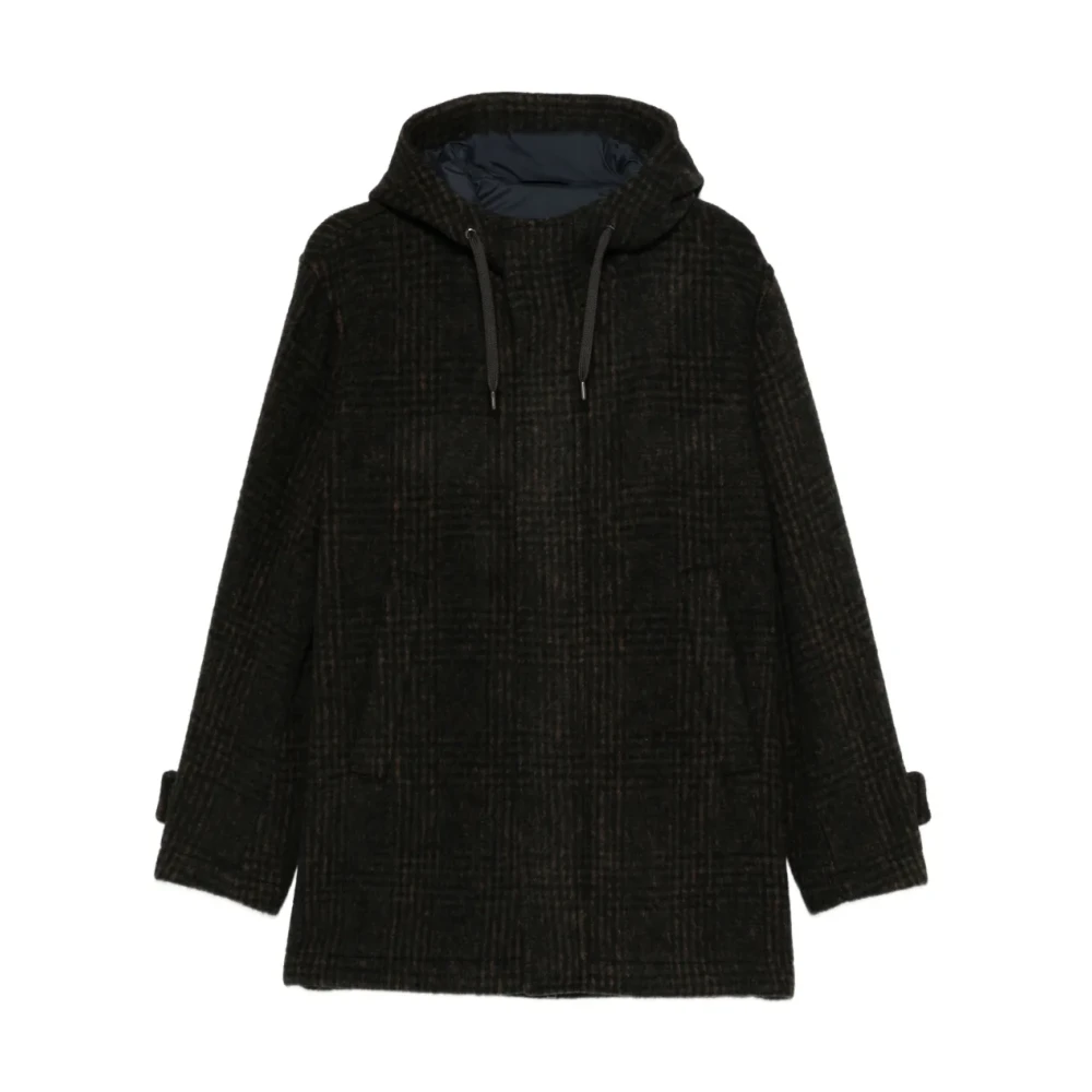 Herno Men's Green Checked Parka - Parkas - 2XL - Coats
