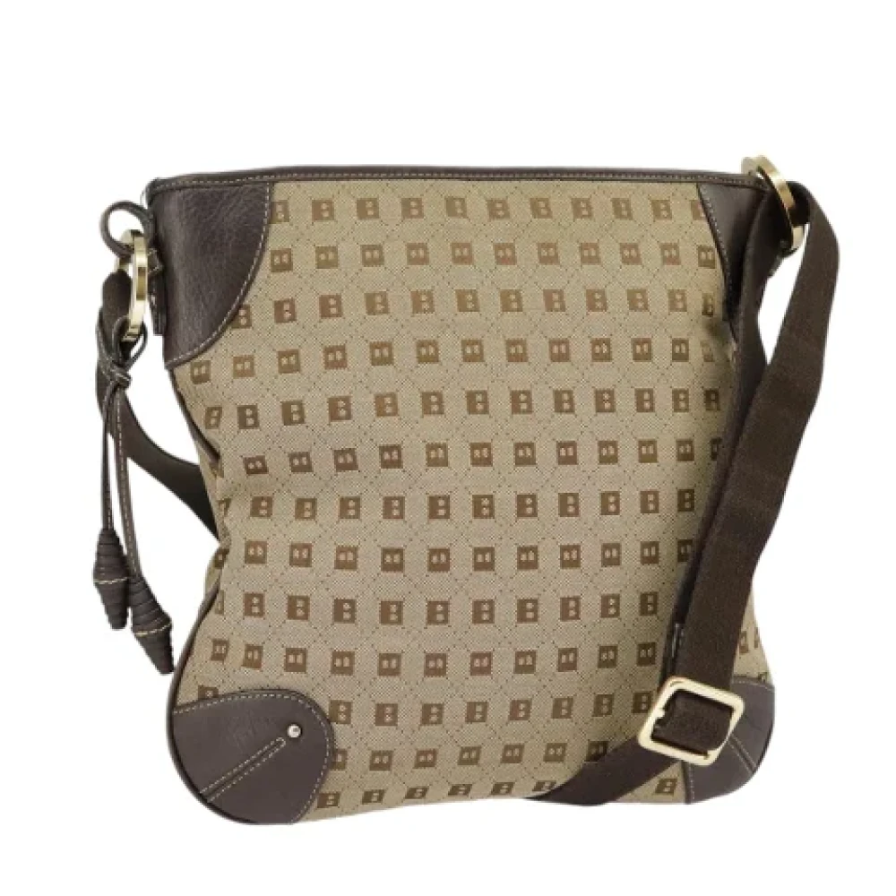 Bally Pre-owned Canvas shoulder-bags Beige Dames