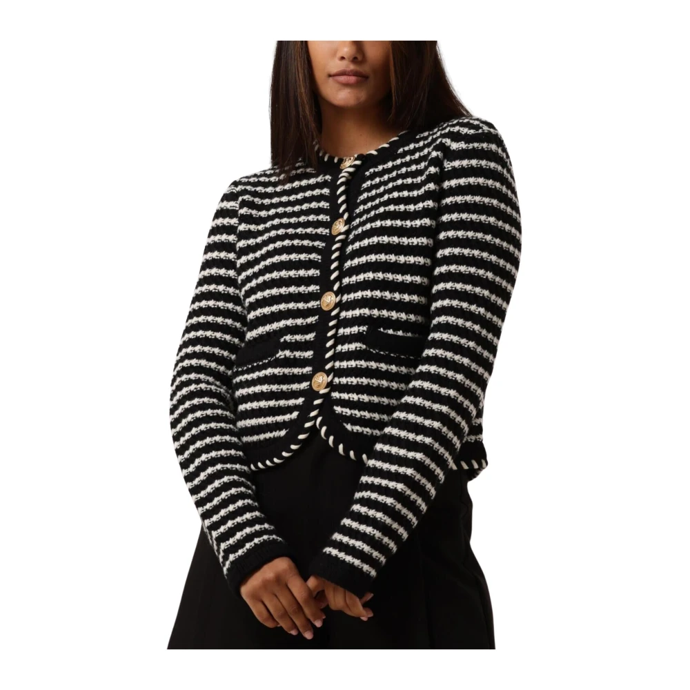 Vanessa Bruno Daya Gebreid Vest Black Dames