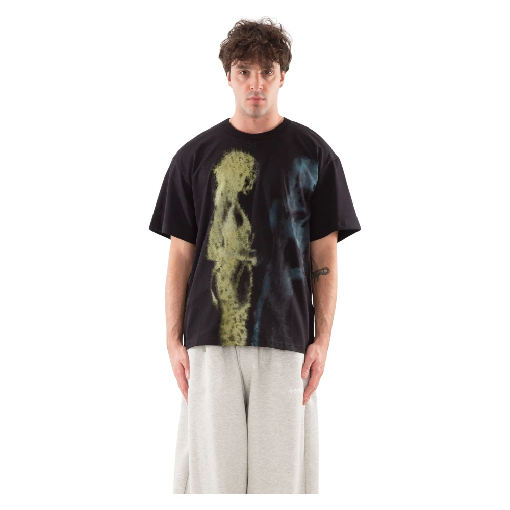Misbhv Zwarte 29 Palms Print Tee Black Heren