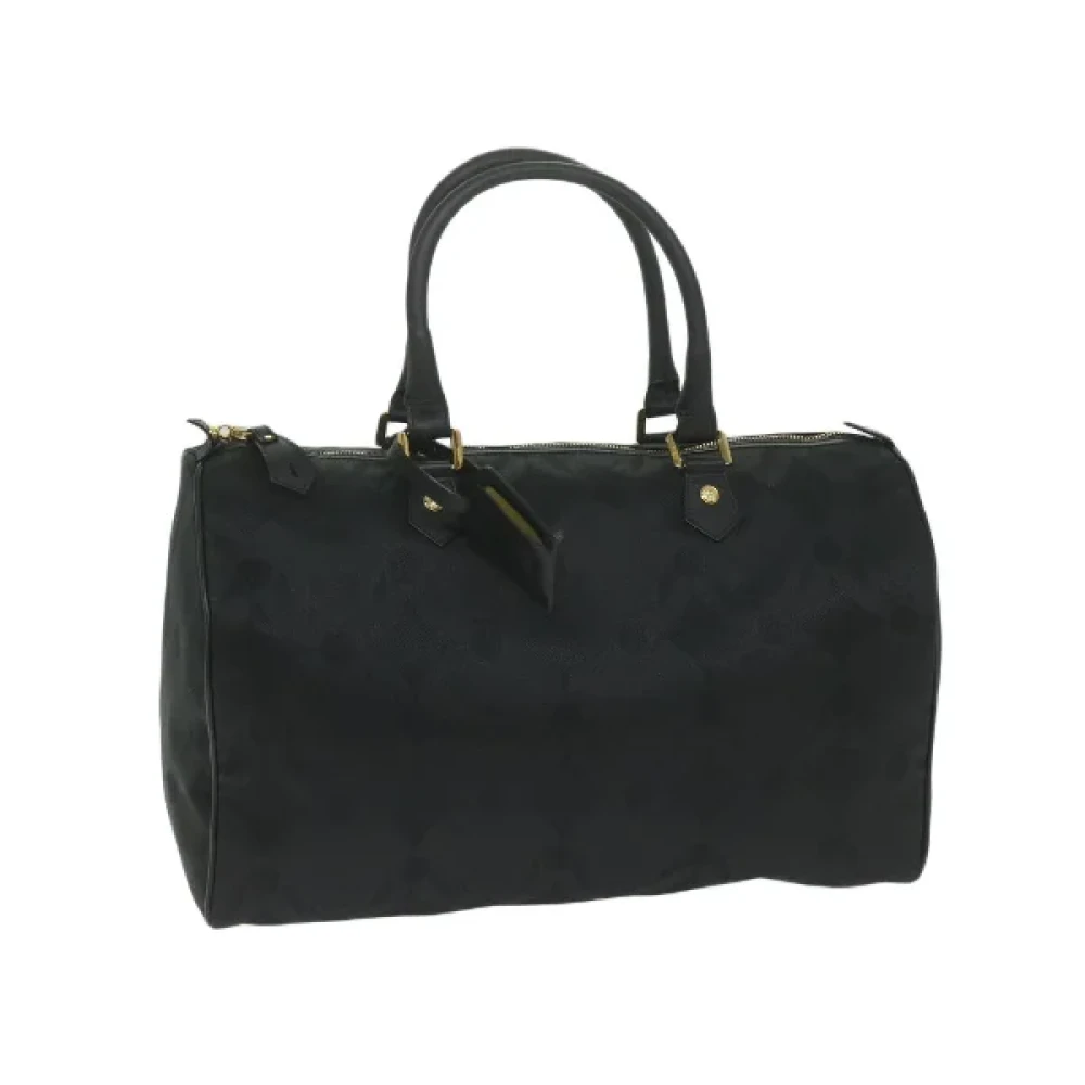 Versace Pre-owned Canvas handbags Black Dames
