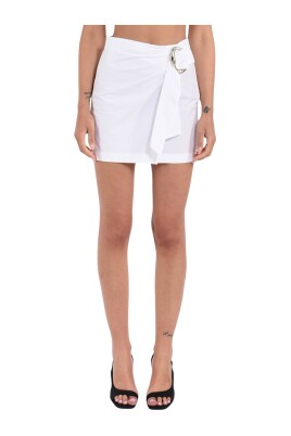 cotton-blend-mini-dress-with-metal-ring