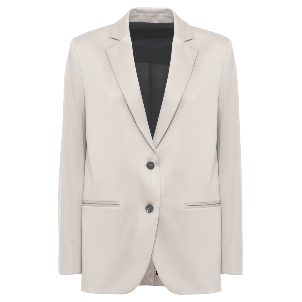 Rrd Women's Beige Single-Breasted Blazer - Blazers - S - Jackets