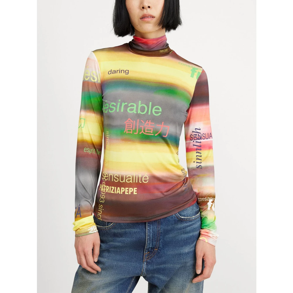 PATRIZIA PEPE Multicolor Synthetische Sweaters voor Dames Multicolor Dames