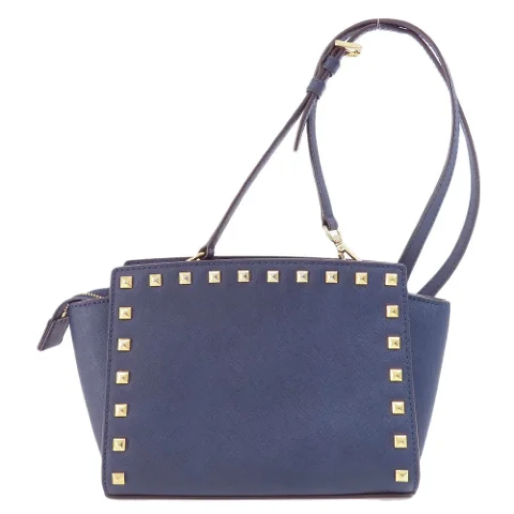 Michael Kors Pre-owned Leather totes Blue Dames