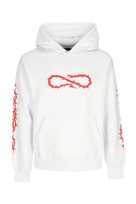 Vit Crown Hoodie Herr Långärmad