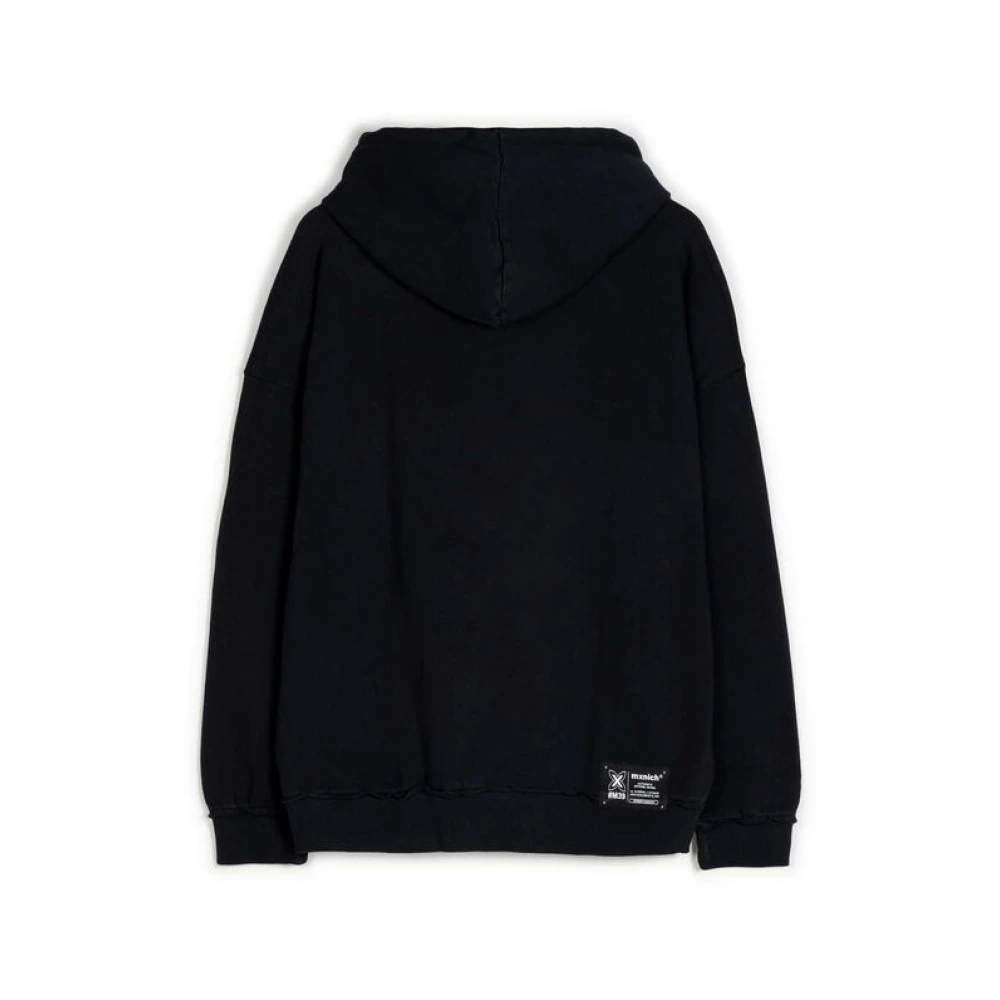 Munich Streetwear Oversized Hoodie Zwart Black Heren