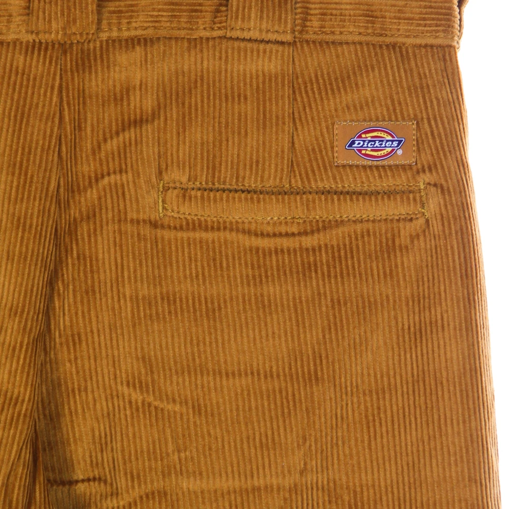 Dickies Fluwelen Lange Broek met Zakken Brown Heren
