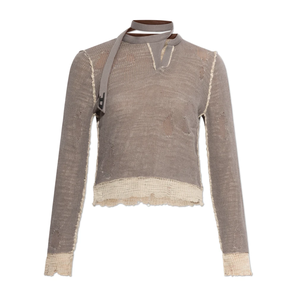 Diesel - M-Dracarina Sweater - Knitwear - Mujer - Beige - Xs