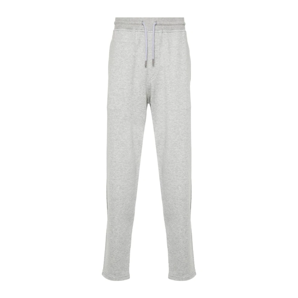 BRUNELLO CUCINELLI Grijze joggingbroek met elastische taille Gray Heren