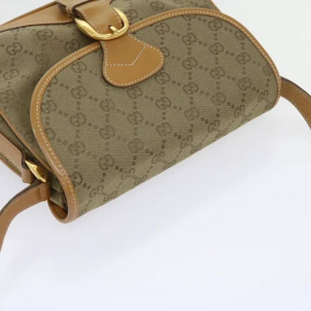 Gucci Vintage Pre-owned Canvas gucci-bags Brown Dames