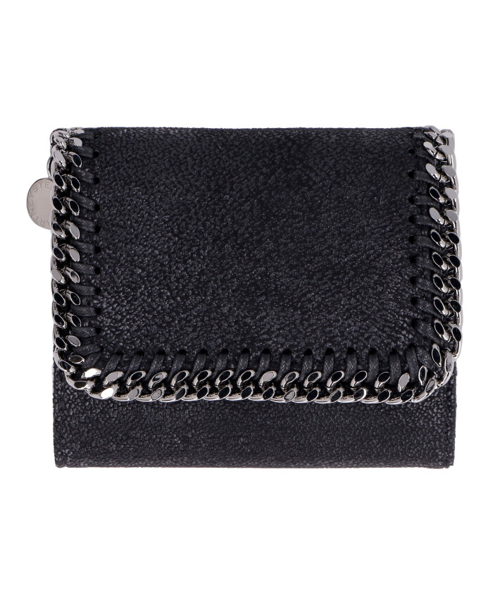 chic-flap-wallet-with-chain-trim