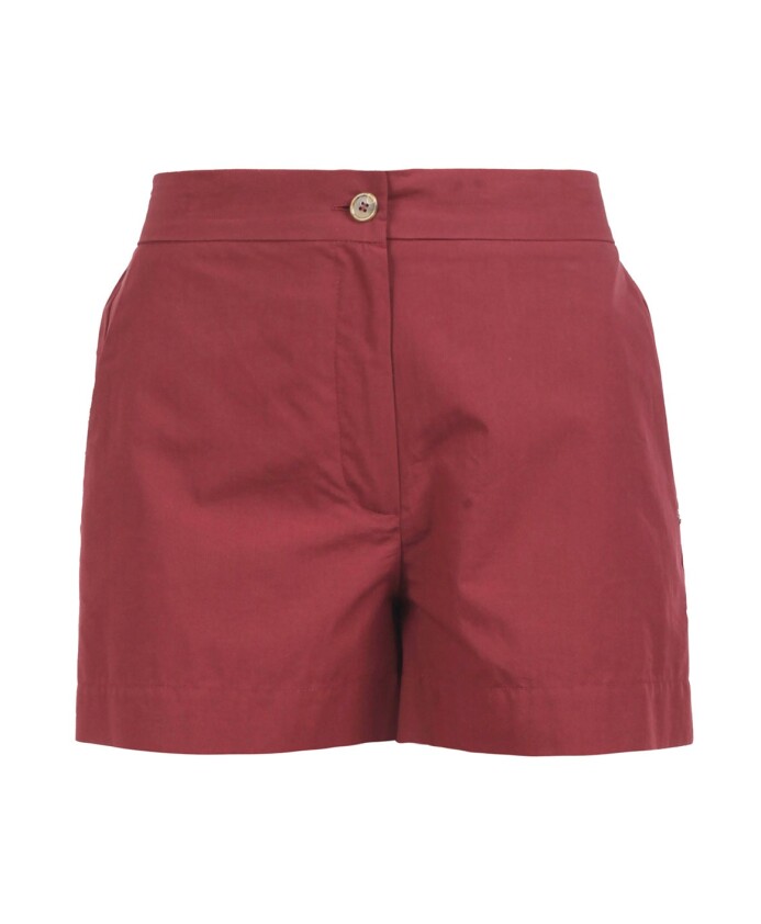Cotton shorts with elastic waist