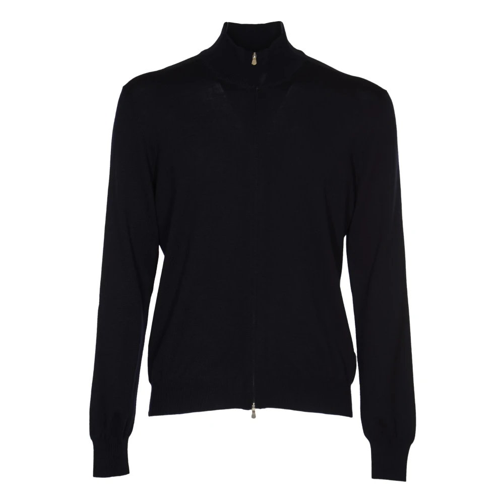 Gran Sasso Giubbino M L Zip Sweatshirt Blue Heren