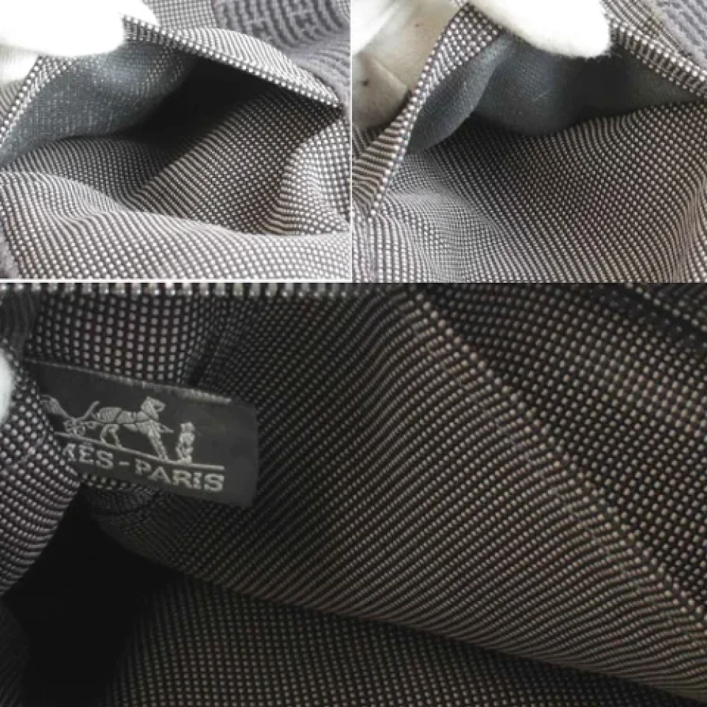 Hermès Vintage Pre-owned Canvas totes Black Dames