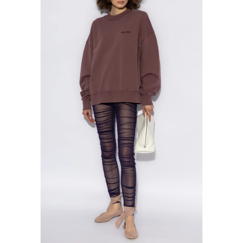 The Attico Sweatshirt met logo Purple Dames