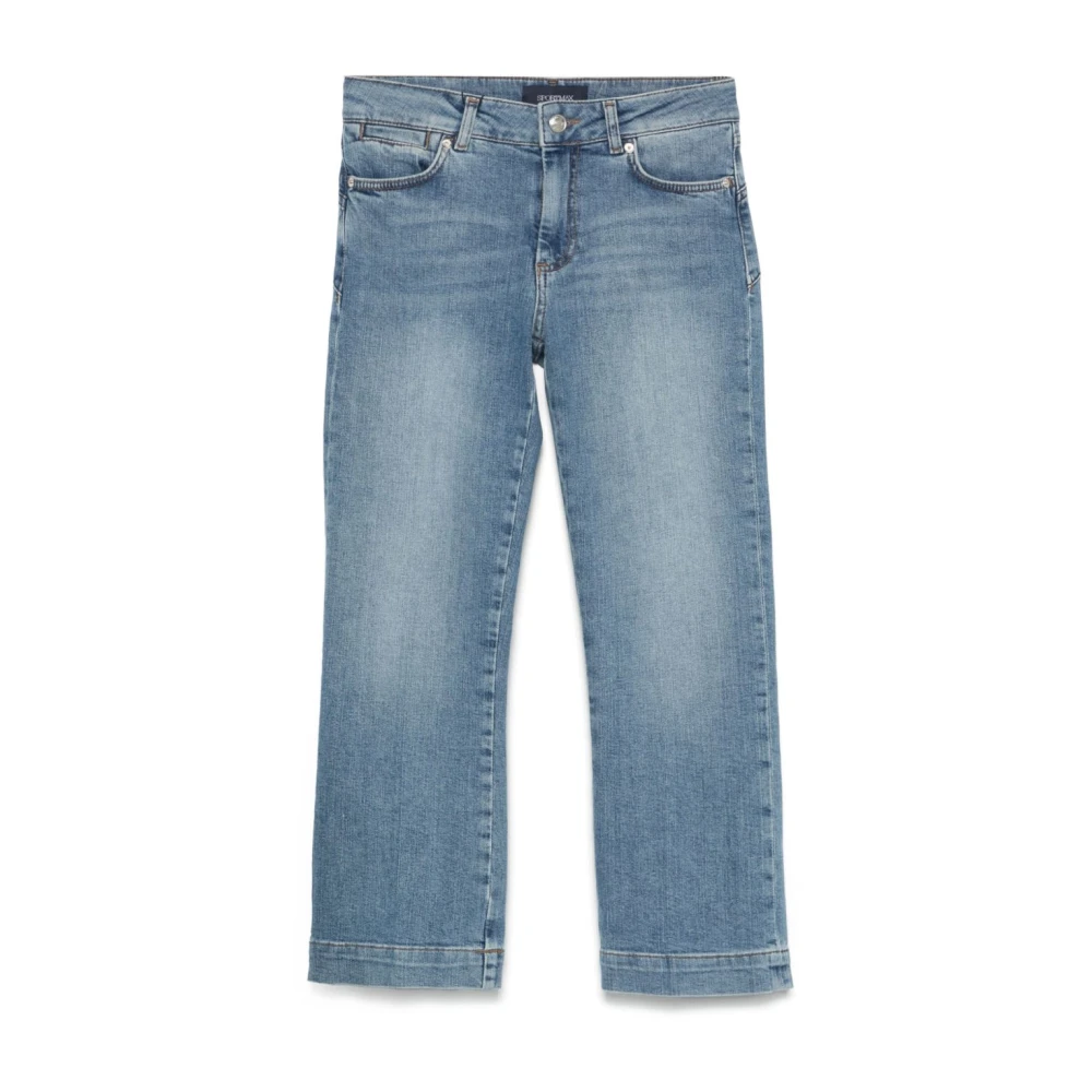 SPORTMAX Lichtblauwe Jeans met Klassieke Stijl Blue Dames