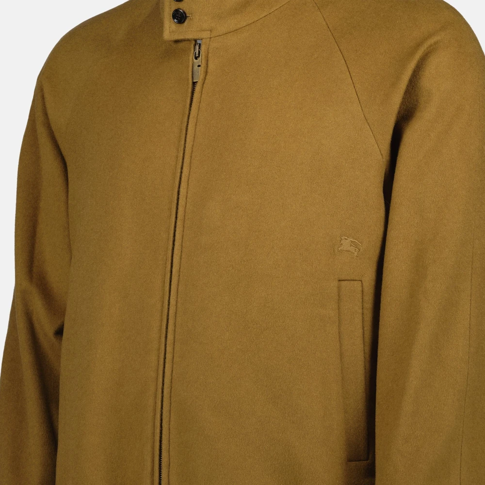 Burberry Bruine Cashmere Bomberjack Brown Heren