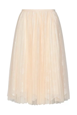 Pleated Midi Skirt