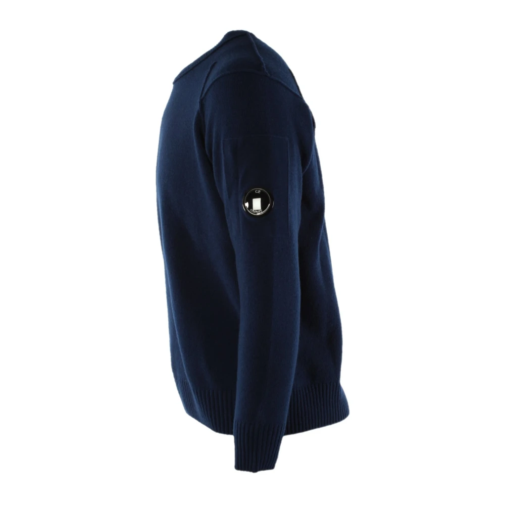 C.P. Company Blauwe Wollen Trui voor Mannen Blue Heren