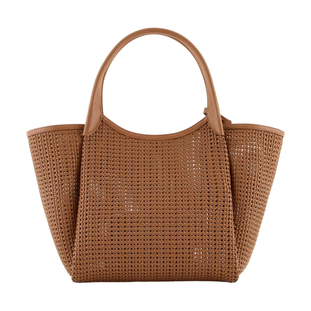 Emporio Armani Stijlvolle Shoppingtas in Caramello Brown Dames