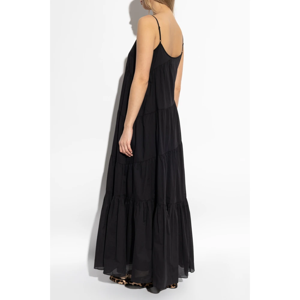 Michael Kors Katoenen jurk met bandjes Black Dames