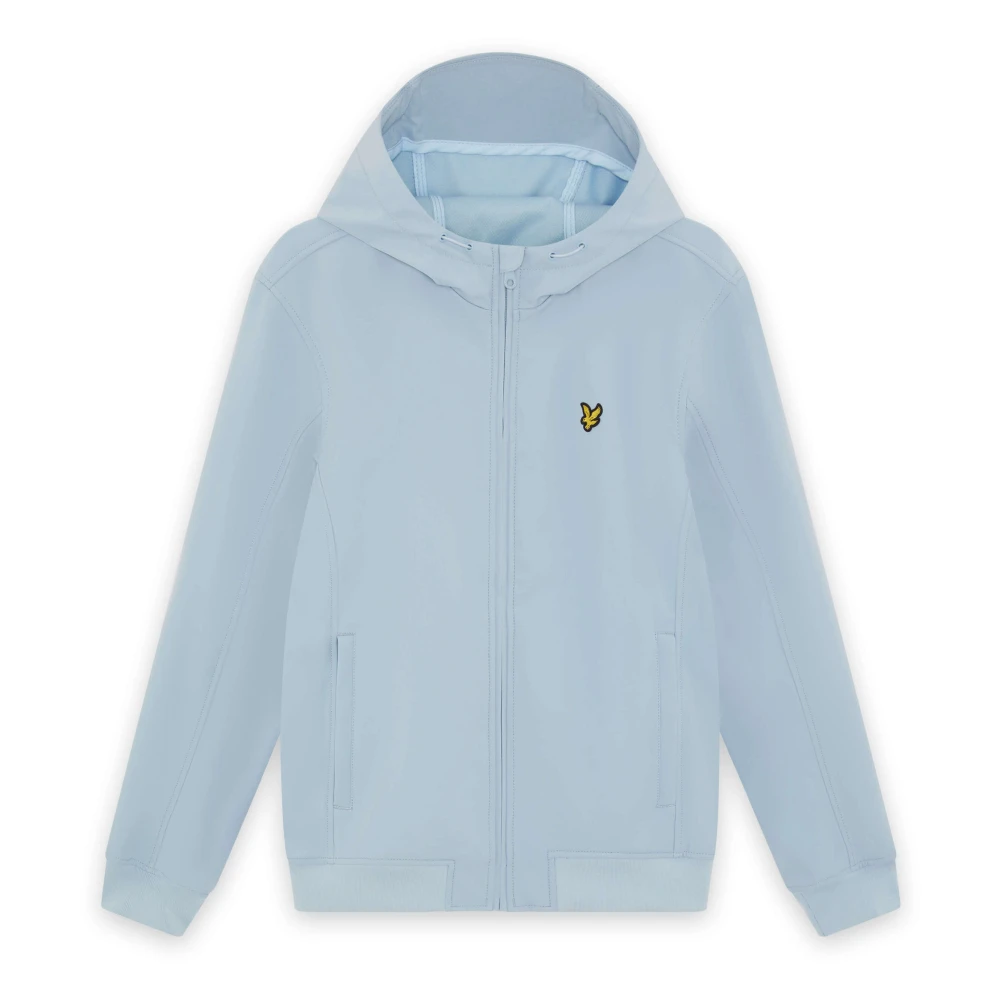 Lyle & Scott Mesh Back Softshell Jacket - Male - Light Jackets - Blue - S - Jackets