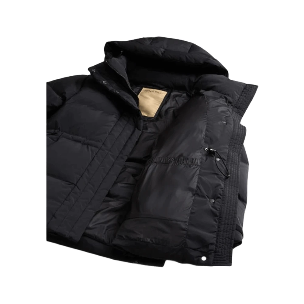 Woolrich Stretch Nylon Pufferjas Blue Dames
