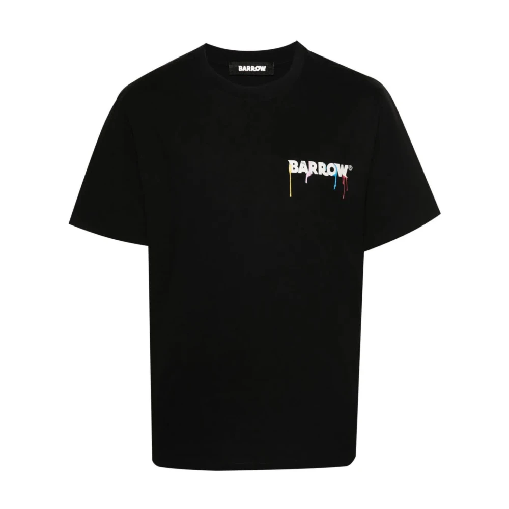 Barrow Zwart Jersey T-Shirt Black Heren