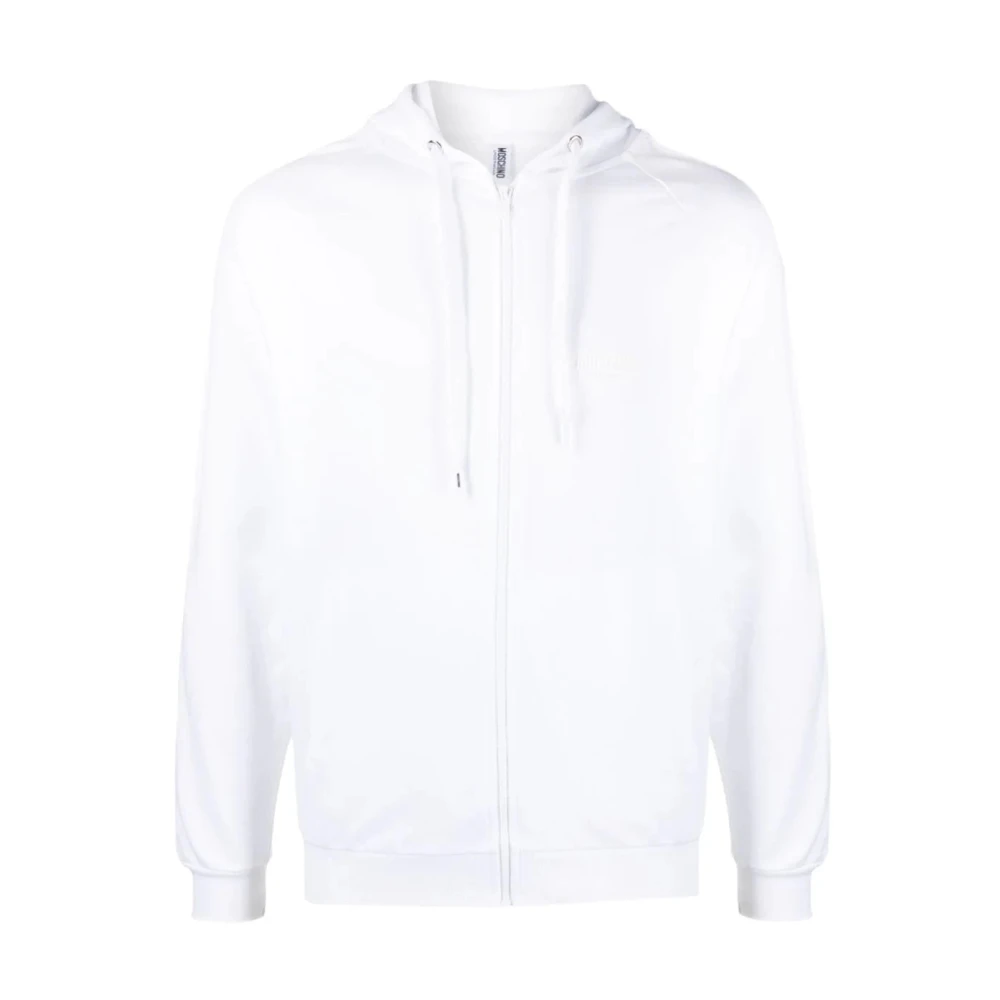 Moschino Pre-Owned Sweatshirt met rits White Heren