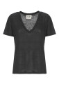 t-shirt-en-lin-noir-avec-col-en-v