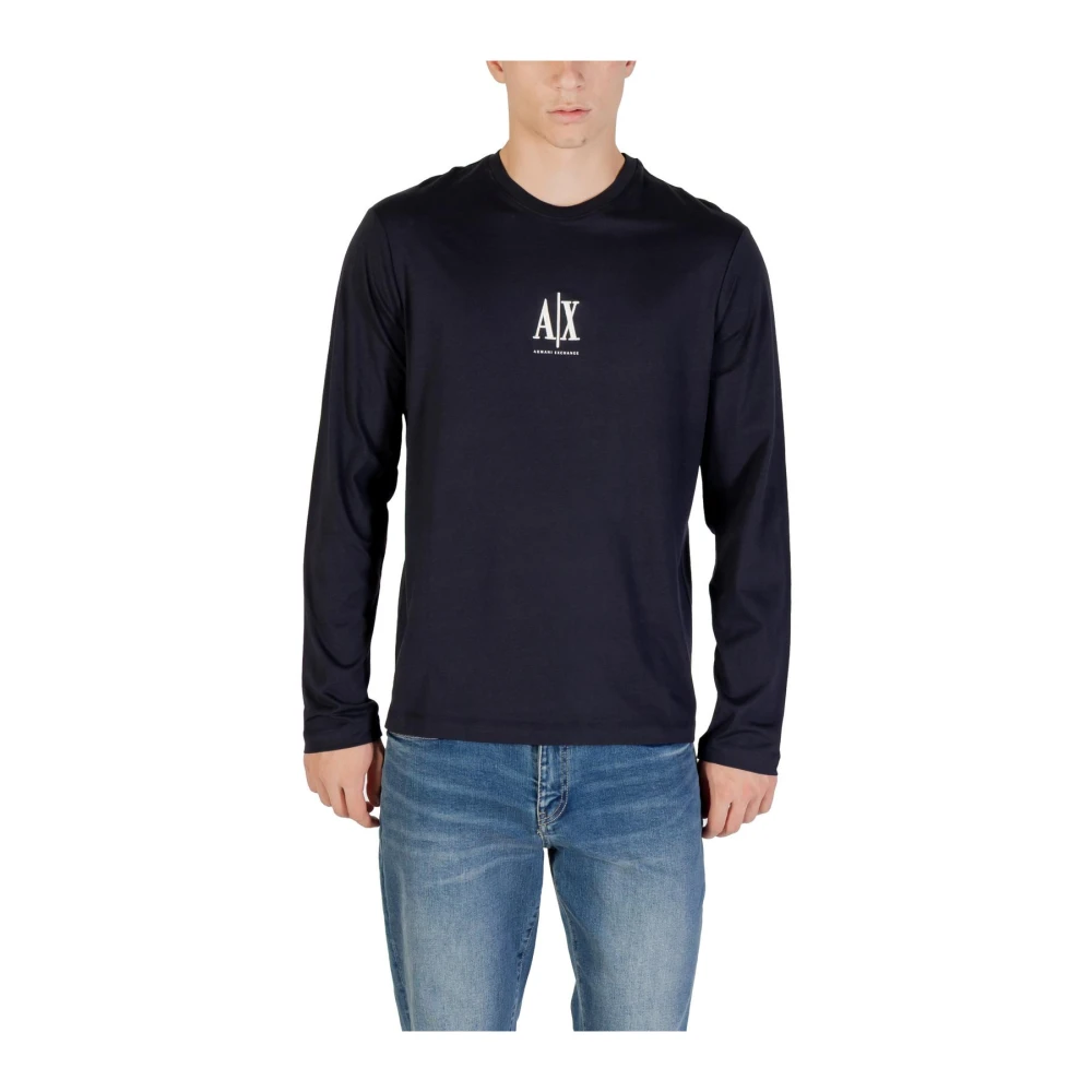 Armani Exchange Hombre Azul Camisetas, Talla: L
