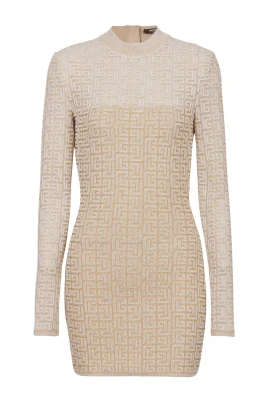 Geometric Knit Dress