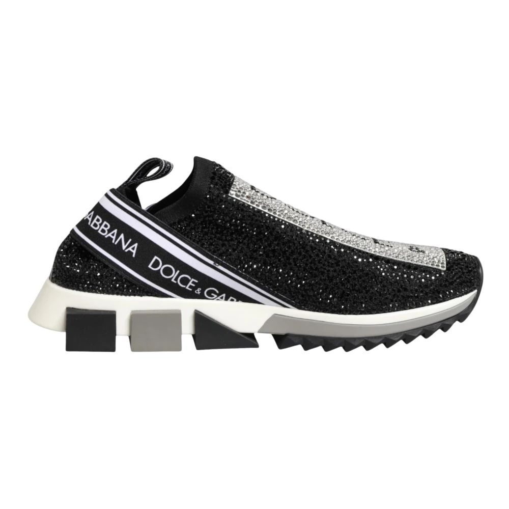 Dolce & Gabbana Sorrento Low-Top Sneakers Dames Schoenen Zwart