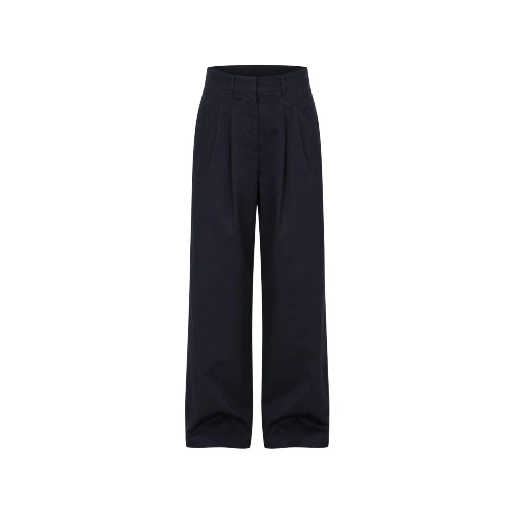 Pt Torino Vrouw Blauw Broeken Dames, L, Wide Broeken
