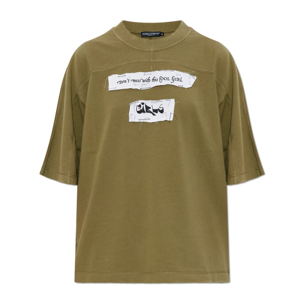 Dolce & Gabbana Donna Verde Top, 2XS, New,