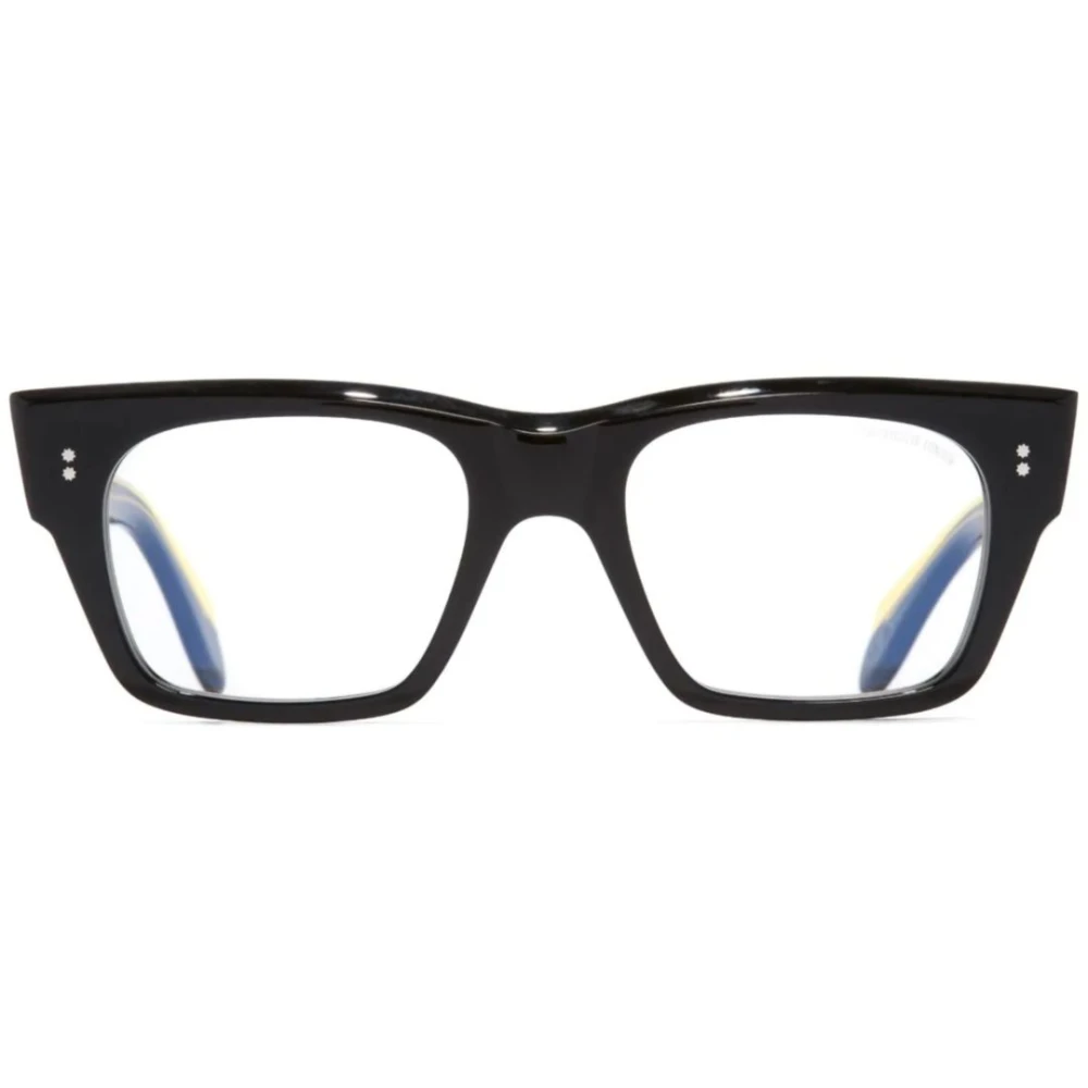 Cutler And Gross Svart Acetat Optisk Ram Black, Unisex