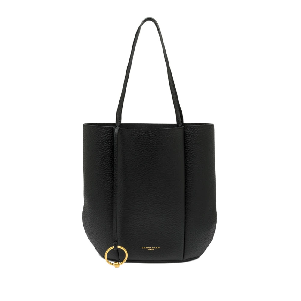 Gianni Chiarini Women's Black Lily Tote Bag - Shopping Bags - One Size - Bags