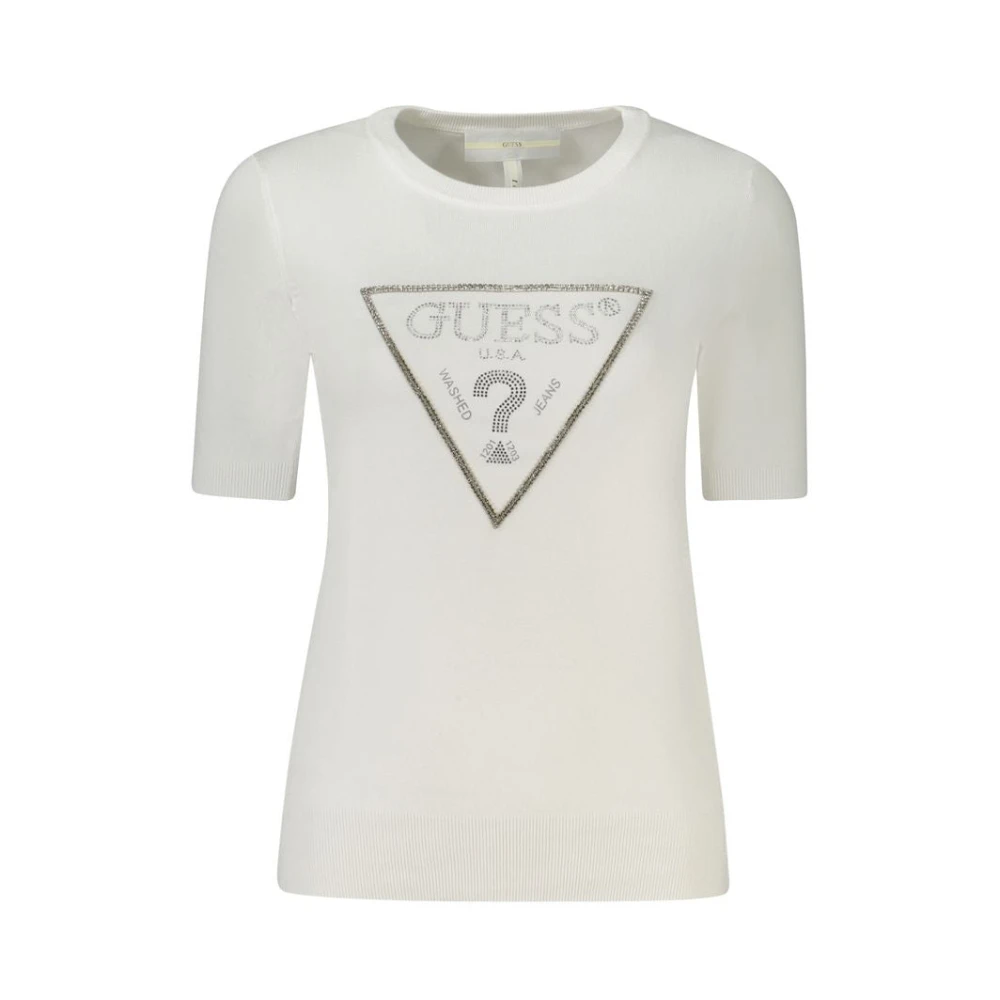 Guess - Tops > T-Shirts - White - Guess - Modalova