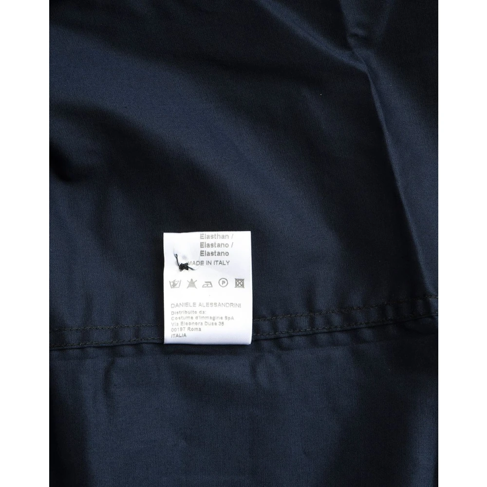 Daniele Alessandrini Slim Fit Angle Shirt Blue Heren