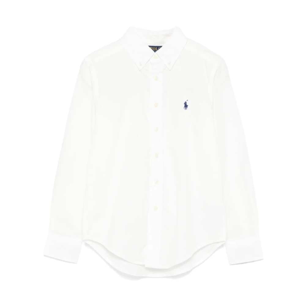 Polo Ralph Lauren White Shirts - Male - Kids Shirts - Xl - Kids