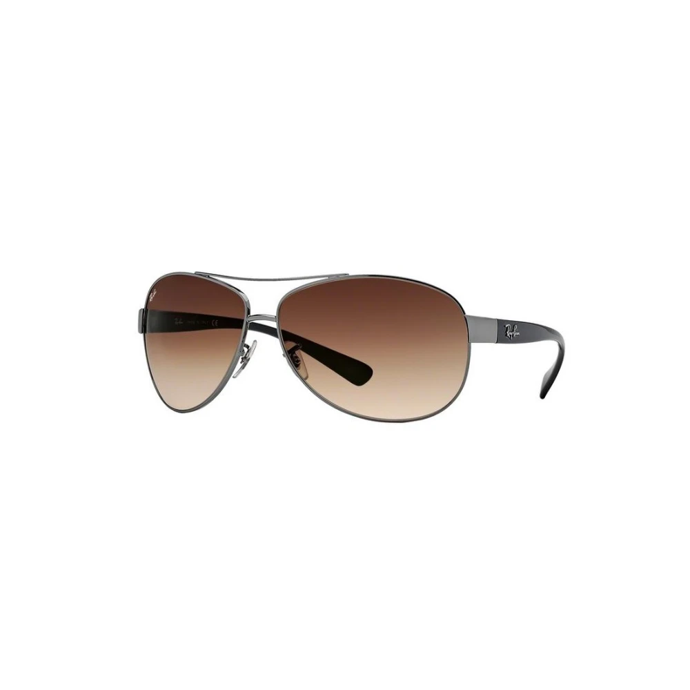 Ray-Ban Aviator Sunglasses - Gunmetal Brown Gradient - Grey Lens - RB3386 004/13 - Image 6