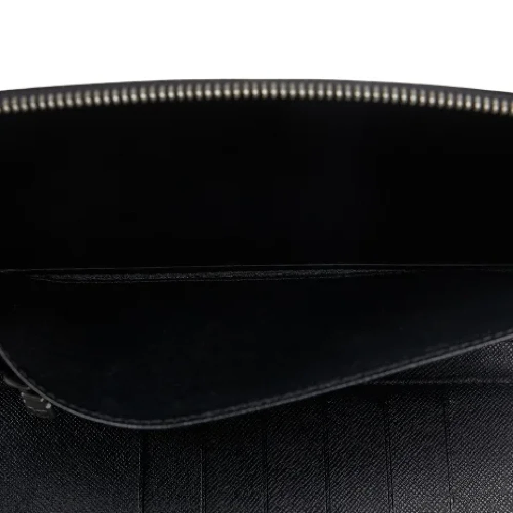 Louis Vuitton Vintage Pre-owned Leather wallets Black Heren