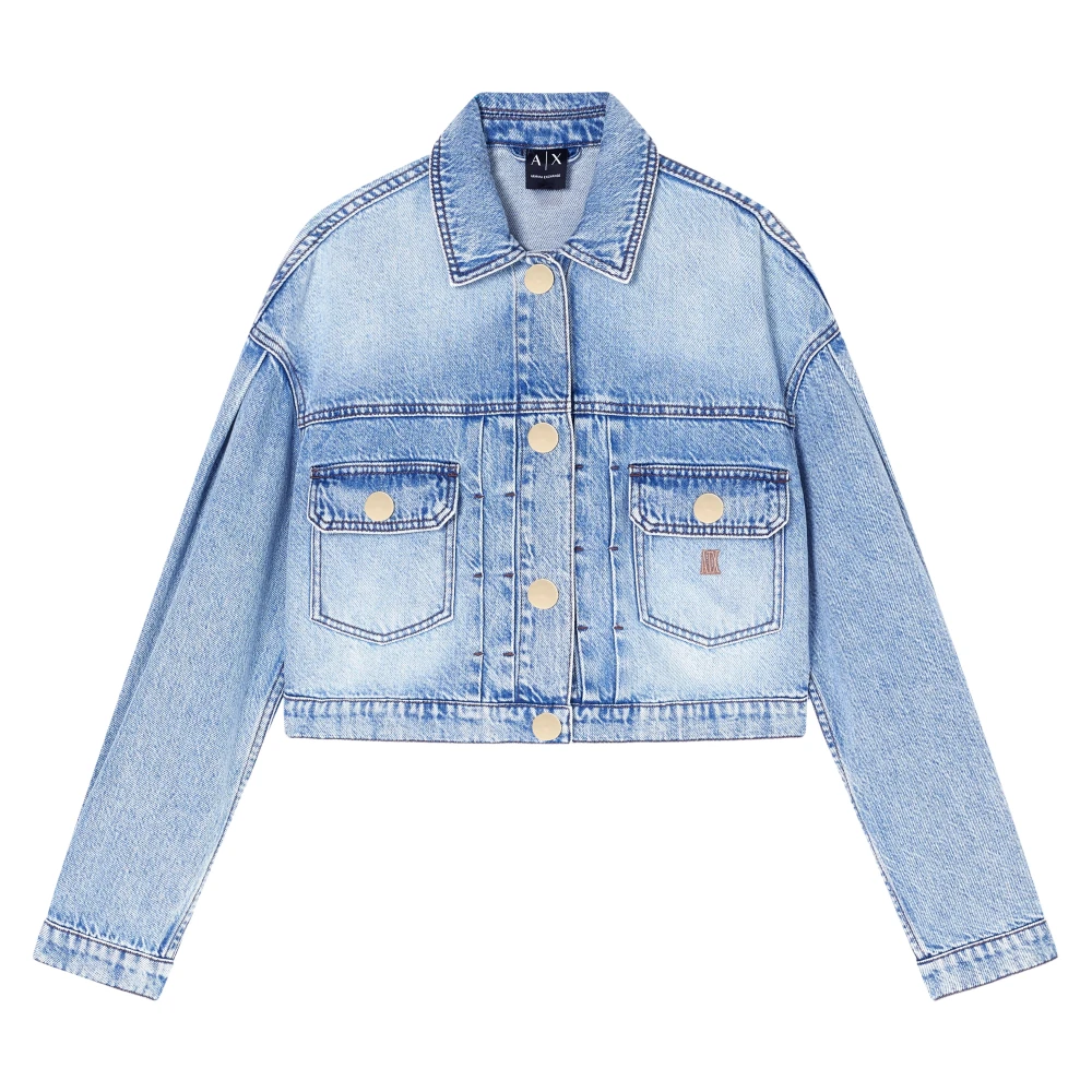 Armani Exchange Damen Blau Blusen & Hemden, Sgröße: