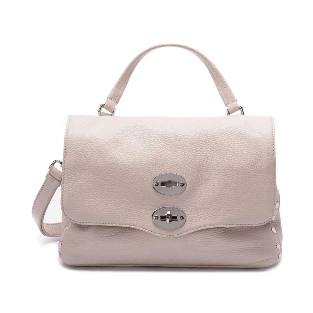 Zanellato Witte Leren Handtas Elegantie White Dames