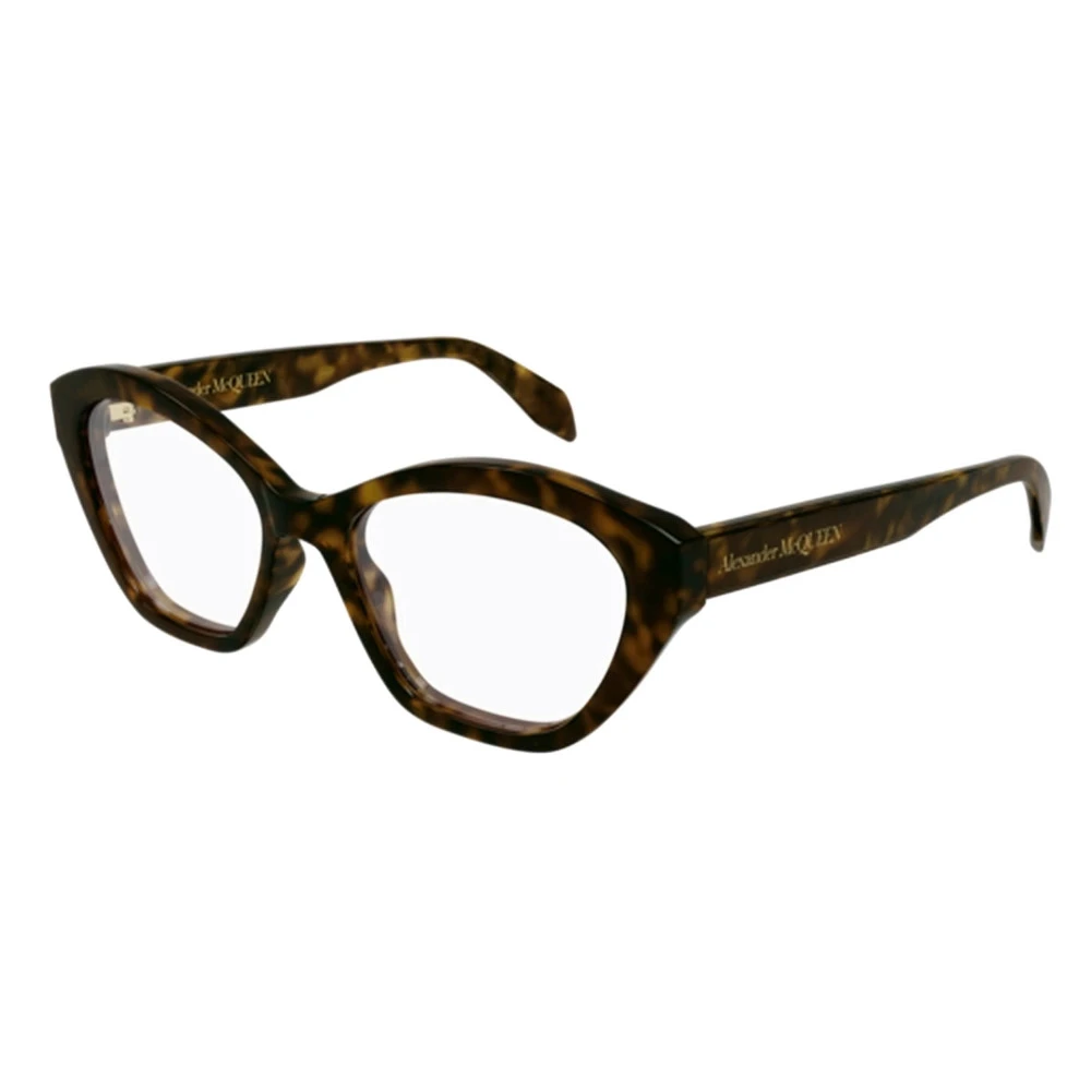 Alexander McQueen Trendiga och stiliga Gles Am0360O glasögon Brown, Dam