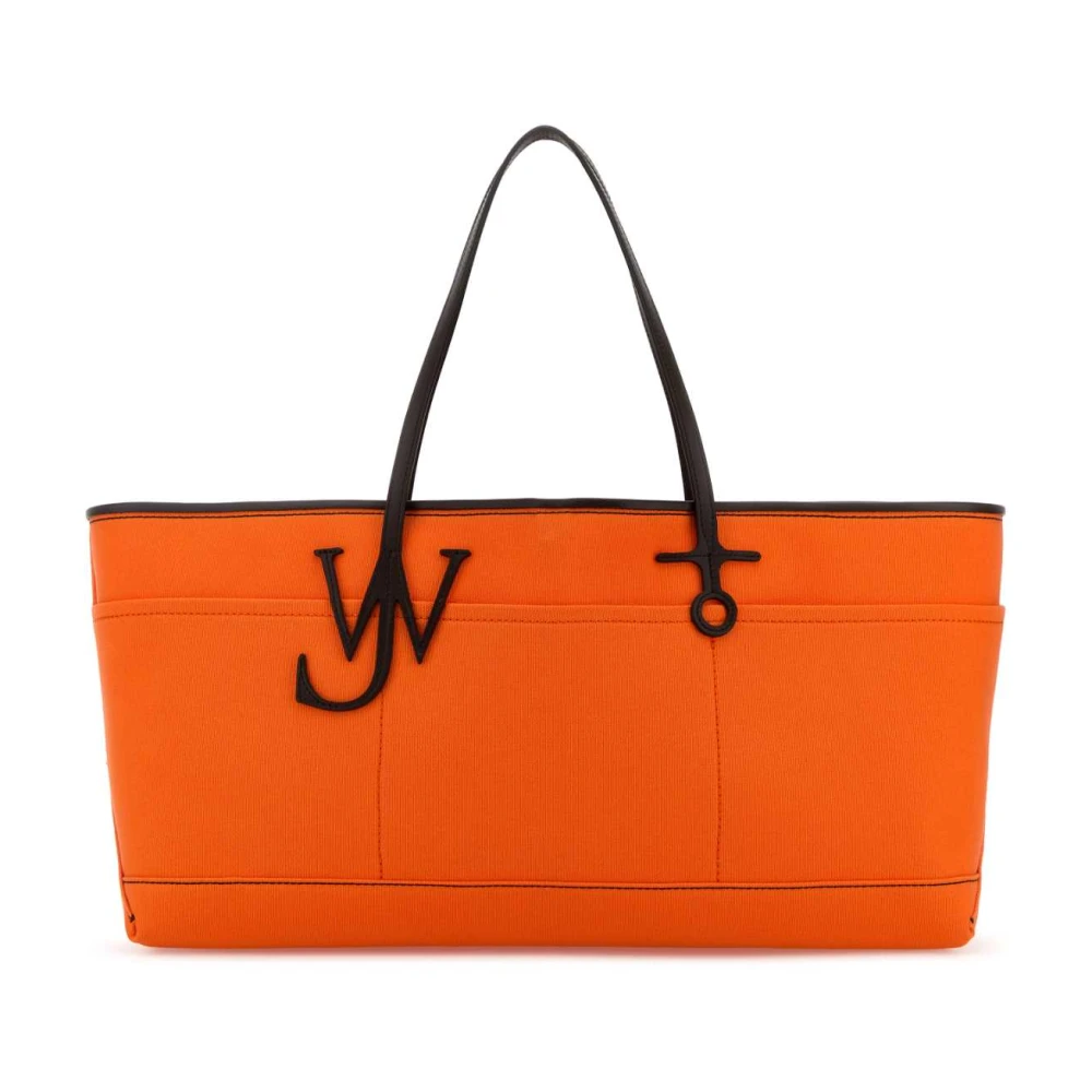 Jw Anderson Women's Orange Shopping Bags, One Size, Anchor Tote
