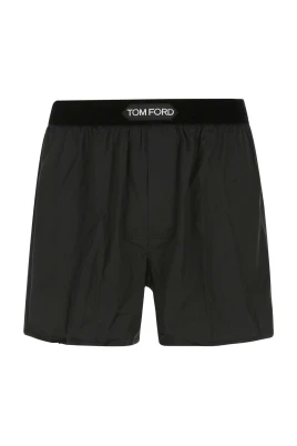 Stretch Silk Satin Boxer