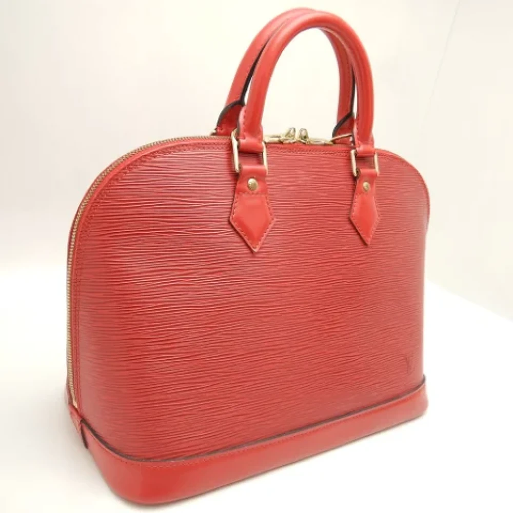 Louis Vuitton Vintage Pre-owned Leather handbags Red Dames