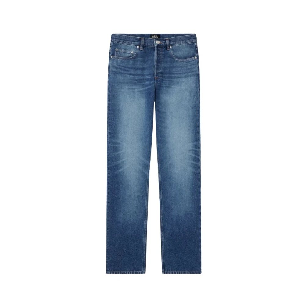 A.p.c. Men's Blue Slim Fit Jeans, W32, Butler Straight-Leg Jeans